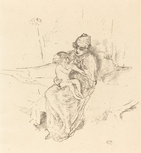 Madre e Figlio, No. 1, 1891-1895 da James Abbott McNeill Whistler