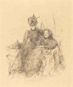 Madre e figlia, 1897 da James Abbott McNeill Whistler
