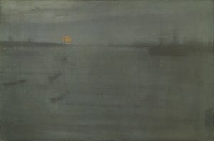 Notturno: Blu e Oro - Southampton Water, 1872 da James Abbott McNeill Whistler