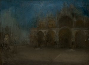 Notturno, blu e oro - San Marco, Venezia, 1879-1903 da James Abbott McNeill Whistler