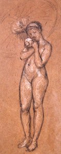 Nudo con un parasole da James Abbott McNeill Whistler