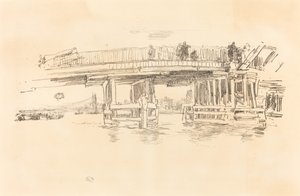 Vecchio ponte di Battersea, 1879-1887 da James Abbott McNeill Whistler