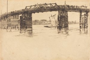 Vecchio ponte di Battersea, 1879 da James Abbott McNeill Whistler