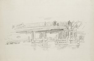 Vecchio ponte di Battersea, 1879, pubblicato 1887 da James Abbott McNeill Whistler