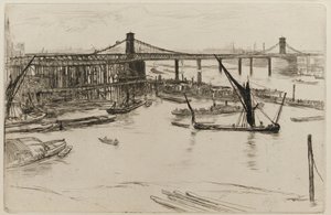 Vecchio Ponte di Hungerford da James Abbott McNeill Whistler