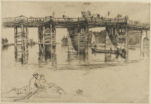 Vecchio ponte di Putney da James Abbott McNeill Whistler