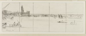 Vecchio Ponte di Westminster, 1859 da James Abbott McNeill Whistler