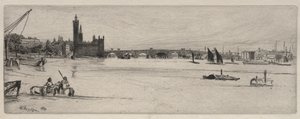 Vecchio ponte di Westminster, 1859 da James Abbott McNeill Whistler