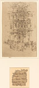 Palazzi, Bruxelles, 1887 da James Abbott McNeill Whistler