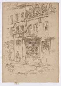 Petite Rue au Beurre, Bruxelles da James Abbott McNeill Whistler