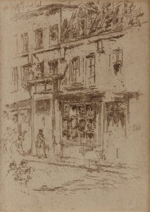 Petite Rue au Beurre, Bruxelles da James Abbott McNeill Whistler