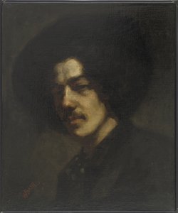 Ritratto di Whistler con un cappello, 1857-59