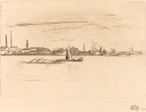 Fabbrica di candele di Price, c. 1875 da James Abbott McNeill Whistler