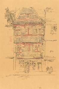 Casa rossa, Paimpol, 1893 da James Abbott McNeill Whistler