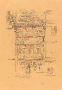 Casa Rossa, Paimpol, 1893 da James Abbott McNeill Whistler