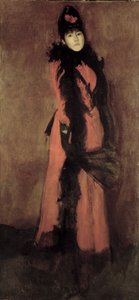 Rosso e Nero: Il Ventaglio, 1891-94 da James Abbott McNeill Whistler