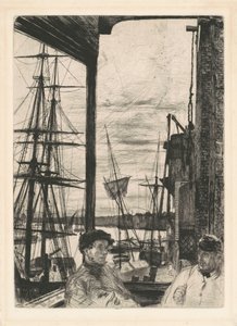 Rotherhithe, 1860 da James Abbott McNeill Whistler