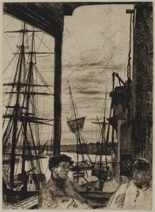 Rotherhithe, 1860 da James Abbott McNeill Whistler