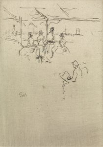 Molo di Ryde, da una serie di dodici incisioni intitolate La Rivista Navale da James Abbott McNeill Whistler
