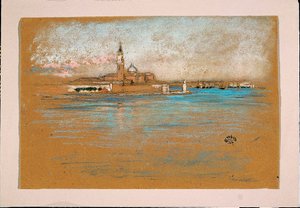 San Giorgio Maggiore, Venezia, 1880 da James Abbott McNeill Whistler