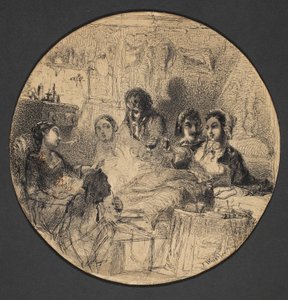 Scena dalla vita boema da James Abbott McNeill Whistler