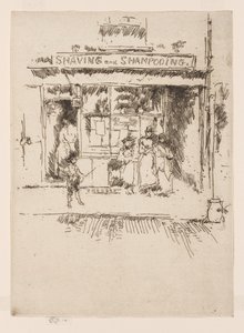 Rasatura e Shampoo, c.1886-88 da James Abbott McNeill Whistler