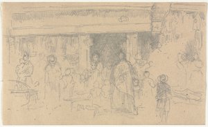 Negozi a Chester da James Abbott McNeill Whistler
