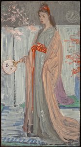 Schizzo per Rose e Argento: La Principessa del Paese della Porcellana, 1863-64 da James Abbott McNeill Whistler