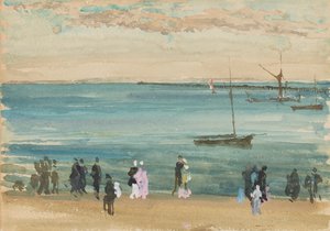 Molo di Southend, 1882-1884 da James Abbott McNeill Whistler
