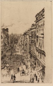 Via di San Giacomo, 1878 da James Abbott McNeill Whistler