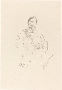 Stéphane Mallarmé, n. 2, 1892 da James Abbott McNeill Whistler