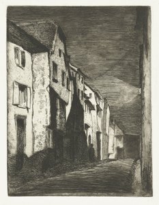 Strada a Saverne da James Abbott McNeill Whistler