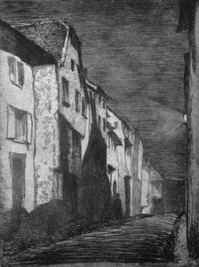 Strada a Saverne, 1858 da James Abbott McNeill Whistler