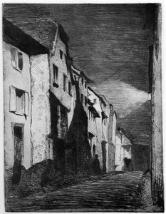 Strada a Saverne, XIX secolo, 1904 da James Abbott McNeill Whistler