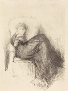 Studio: Maude seduta, 1878 da James Abbott McNeill Whistler