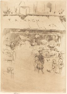 Negozio di frutta di T.A. Nash, c. 1886