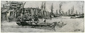 Magazzino del Tamigi, XIX secolo 1904 da James Abbott McNeill Whistler