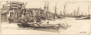 Magazzini del Tamigi da James Abbott McNeill Whistler