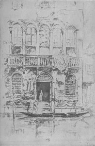 Il balcone, 1879, 1904 da James Abbott McNeill Whistler