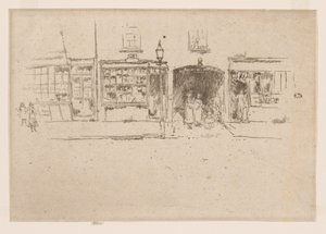 Il negozio del barbiere, Chelsea da James Abbott McNeill Whistler