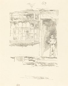 La bottega del barbiere nelle scuderie da James Abbott McNeill Whistler