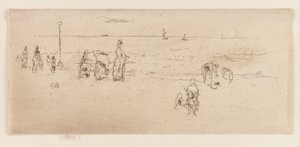 La spiaggia, Ostenda da James Abbott McNeill Whistler