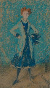 La ragazza blu, c1874 da James Abbott McNeill Whistler