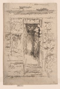 Il negozio di cappelli, c.1884-86 da James Abbott McNeill Whistler