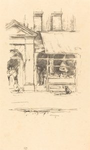 Il cane del macellaio, 1896 da James Abbott McNeill Whistler