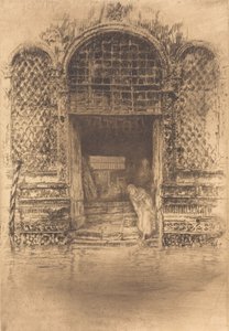 La porta, 1880 da James Abbott McNeill Whistler