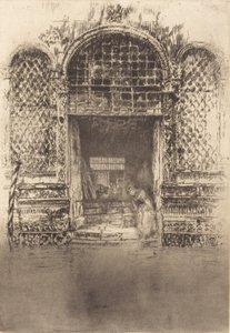 La porta, 1880 da James Abbott McNeill Whistler