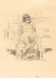 La figura drappeggiata, seduta da James Abbott McNeill Whistler