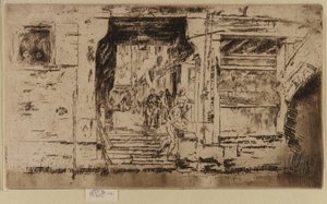 Il negozio di pesce, Venezia da James Abbott McNeill Whistler