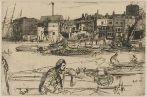La fucina, 1861 da James Abbott McNeill Whistler